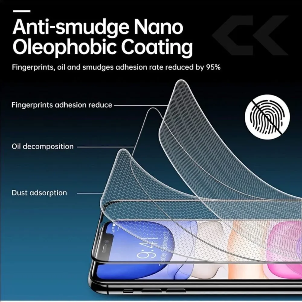 Bundle Casekoo Screen Protector iPhone 12 or 12 Pro Full Coverage Tempered Glass